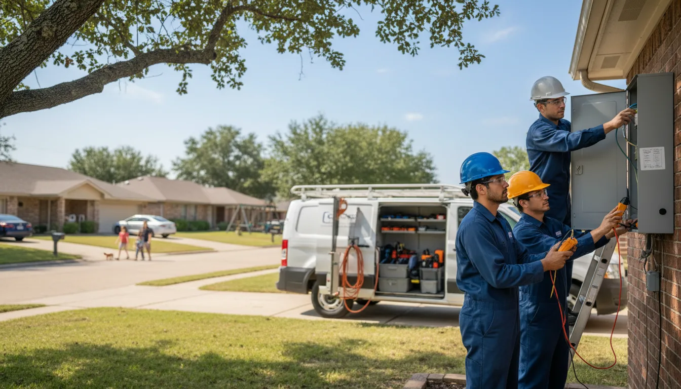 Certified electrician providing emergency electrical services in Lima, OH
